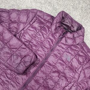 North Face ThermoBall Jacket 2.0 Womens S Eco Purple Lightweight Hiking Puffer